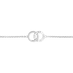 Olivia Burton Women's Jewellery | Honeymoon Gifts*Bejewelled Silver Interlink Chain Bracelet