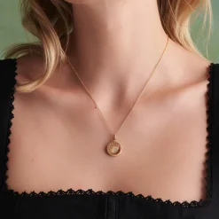 Olivia Burton Women's Jewellery | Honeymoon Gifts*Celestial Sun Gold Plated Pendant Necklace