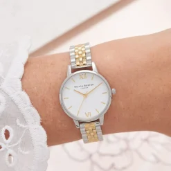 Olivia Burton Women's Watches | Bride Gifts*Classic 30mm Gold and Silver Bracelet Watch