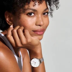 Olivia Burton Women's Watches | Bride Gifts*Classic 38mm White and Silver Mesh Watch