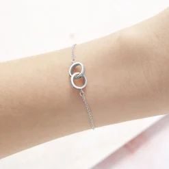 Olivia Burton Women's Jewellery | Honeymoon Gifts*Classic Silver Interlink Dainty Chain Bracelet
