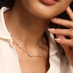 Olivia Burton Women's Jewellery | Honeymoon Gifts*Dainty Gold Plated Crystal Necklace