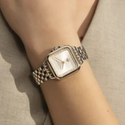Olivia Burton Women's Watches | Bride Gifts*Grosvenor 28mm White and Two Tone Bracelet Watch