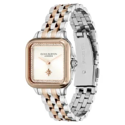 Olivia Burton Women's Watches | Bride Gifts*Grosvenor 28mm White and Two Tone Bracelet Watch