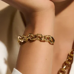 Olivia Burton Women's Jewellery | Honeymoon Gifts*Honeycomb Gold Link Bracelet