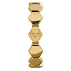 Olivia Burton Women's Jewellery | Mother Of The Groom Gifts*Honeycomb Gold Plated Slim Cuff Bracelet