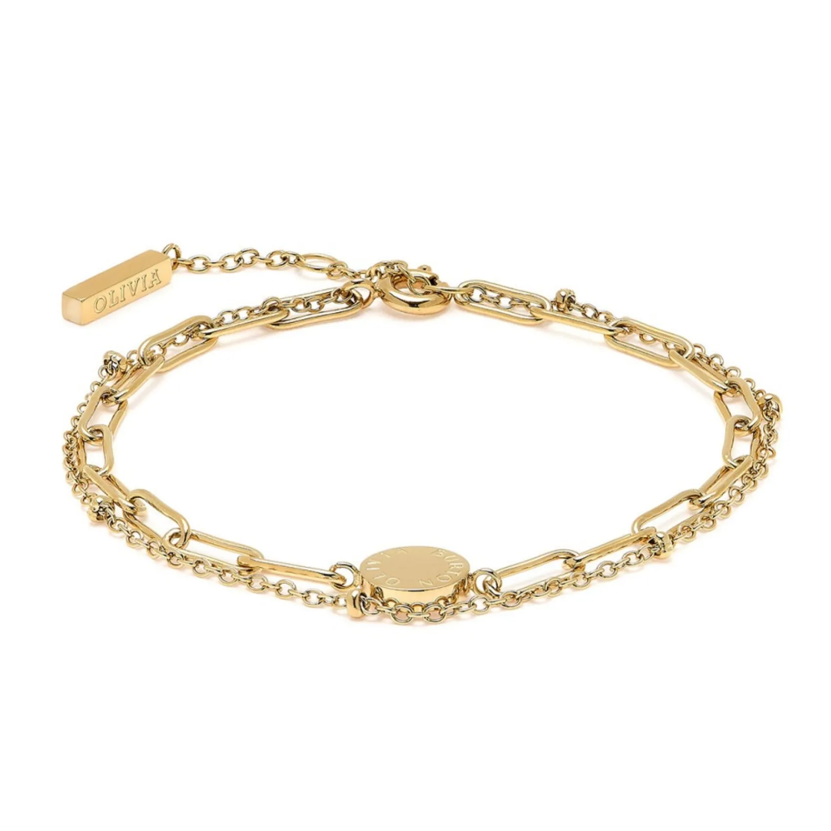 Olivia Burton Women's Jewellery | Gold Wedding Jewellery*Illusion Gold Stacking Bracelet