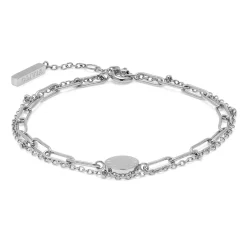 Olivia Burton Women's Jewellery | Silver Wedding Jewellery*Illusion Silver Stacking Bracelet