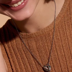 Olivia Burton Women's Jewellery | Engagement Gifts*Knot Heart Silver Pendant Necklace