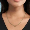 Olivia Burton Women's Jewellery | Mother Of The Groom Gifts*Minima Bee Green and Gold Plated Beaded Charm Necklace