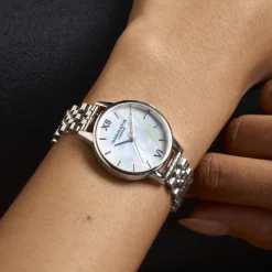 Olivia Burton Women's Watches | Bride Gifts*Mother of Pearl 30mm Silver Bracelet Watch