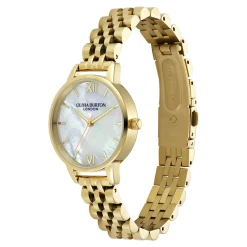 Olivia Burton Women's Watches | Bride Gifts*Mother of Pearl 30mm Gold Bracelet Watch