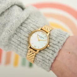 Olivia Burton Women's Watches | Bride Gifts*Mother of Pearl 30mm Gold Bracelet Watch