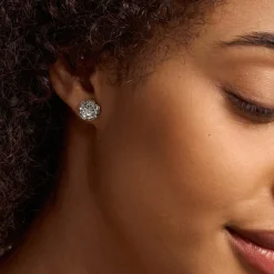 Olivia Burton Women's Jewellery | Bridesmaid Gifts*Tudor Rose Silver Tone Stud Earrings