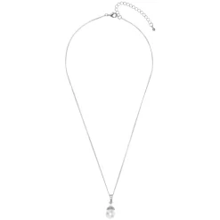 Lace & Favour Bride Gifts | Pearl Jewellery*Opulence Pearl Wedding Pendant Necklace (Silver)