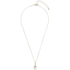 Lace & Favour Bride Gifts | Pearl Jewellery*Opulence Pearl Wedding Pendant Necklace (Gold)