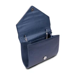 Paradox London Prom Bags | Occasion Handbags*Darcy Shimmer Box Clutch Bag Navy