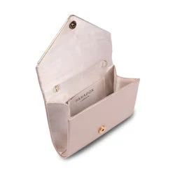 Paradox London Prom Bags | Occasion Handbags*Darcy Shimmer Box Clutch Bag Nude