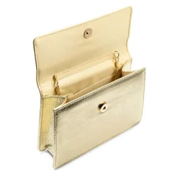 Paradox London Prom Bags | Occasion Handbags*Darlene Metallic Clutch Bag Champagne