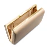 Paradox London Prom Bags | Occasion Handbags*Dasha Faux Leather Box Clutch Bag Nude