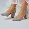 Perfect Bridal Wedding Guest Shoes | Mother Of The Bride Shoes*Freya Suede Two Part Block Heel Court Shoes Stone