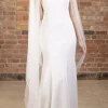 Perfect Bridal Single Tier Veils | Chapel Length & Cathedral Veils*Single Tier Pearl Edge Cathedral Veil Ivory
