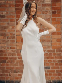 Perfect Bridal Two Tier Veils | Elbow Length Veils*Two Tier Short Bow Veil Ivory