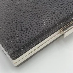Perfect Bridal Prom Bags | Occasion Handbags*Sorrel Sparkly Diamante Box Clutch Bag Black