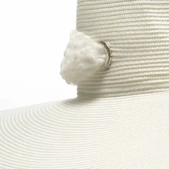 Poirier Bridal Hats*Poppy Vintage Bridal Hat with Polka Dot Veil Ivory