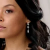 Lace & Favour Gold Prom Jewellery | Prom Earrings*Radiance Long Cubic Zirconia Drop Earrings Gold