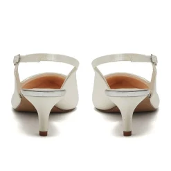 Rainbow Club Mother Of The Bride Shoes | Wedding Shoes*Joni Dyeable Satin Slingback Kitten Heels Ivory