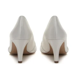 Rainbow Club Mother Of The Bride Shoes | Wedding Shoes*Lexi Dyeable Satin Wedding Court Shoes (Wide Fit) Ivory