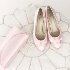 Rainbow Club Mother Of The Bride Shoes | Wedding Shoes*Lexi Dyeable Satin Wedding Court Shoes Ivory