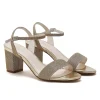Rainbow Club Gold Prom Shoes | Prom Sandals*Margot Gold Metallic Mid Block Heel Sandals