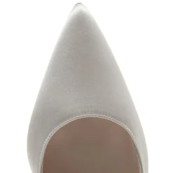 Rainbow Club Mother Of The Bride Shoes | Wedding Shoes*Morgan II Satin Mid Heel Pointed Court Shoes Ivory