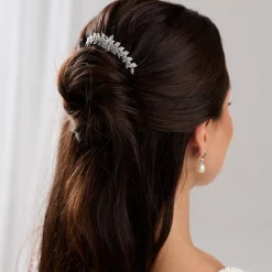 Lace & Favour Prom Hair Clips & Combs | Bride Gifts*Rapture Small Crystal Wedding Hair Comb Silver