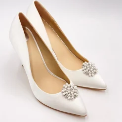 Lace & Favour Shoe Jewellery | Shoe Clips*Rivoli Pearl and Crystal Brooch Shoe Clips