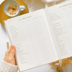 Blush & Gold Wedding Planner Books | Bride Gifts*Sage Green Luxury Wedding Planner Book with Gilded Edges Sage Green/ Gold