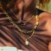 Sarah Alexander Mother Of The Groom Gifts | Mother Of The Bride Gifts*Antigua Rainbow Moonstone Gold Pendant