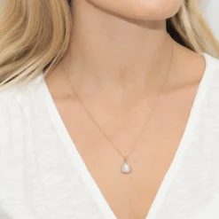 Sarah Alexander Mother Of The Groom Gifts | Mother Of The Bride Gifts*Echo Moonstone Rose Gold Pendant