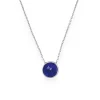 Sarah Alexander Something Blue Gifts | Mother Of The Groom Gifts*Midnight Kiss Cloudy Blue Kyanite Solitaire Pendant