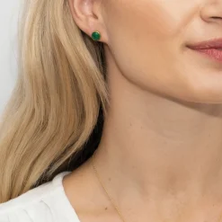 Sarah Alexander Mother Of The Bride Gifts | Bridesmaid Gifts*Muse Cloudy Green Kyanite Stud Earrings