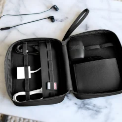 Stackers Honeymoon Gifts*Cable Tidy Pouch Organiser Bag Black