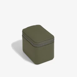 Stackers Groom Gifts | Watch Boxes*Zipped Travel Watch Box Olive Green