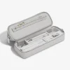Stackers Honeymoon Gifts | Bridesmaid Gifts*Cosmetic and Jewellery Bag Pebble Grey