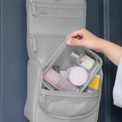 Stackers Honeymoon Gifts | Wash Bags*Hanging Wash Bag Pebble Grey