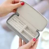 Stackers Mother Of The Groom Gifts | Mother Of The Bride Gifts*Zipped Travel Jewellery Box Pebble Grey
