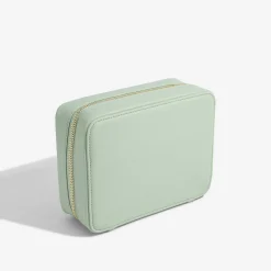Stackers Honeymoon Gifts*Cable Tidy Pouch Organiser Bag Sage Green