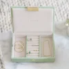 Stackers Mother Of The Groom Gifts | Mother Of The Bride Gifts*Sage Green Mini Jewellery Box Sage Green/ Grey