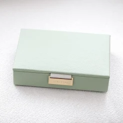 Stackers Mother Of The Groom Gifts | Mother Of The Bride Gifts*Sage Green Mini Jewellery Box Sage Green/ Grey